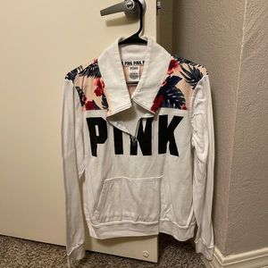 Pink Floral Sweater